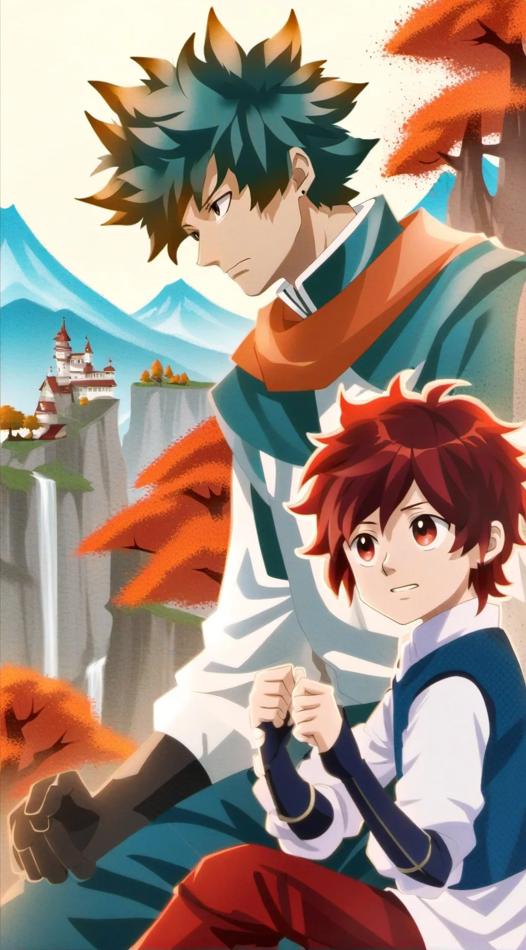 ai character: MHA secret side background