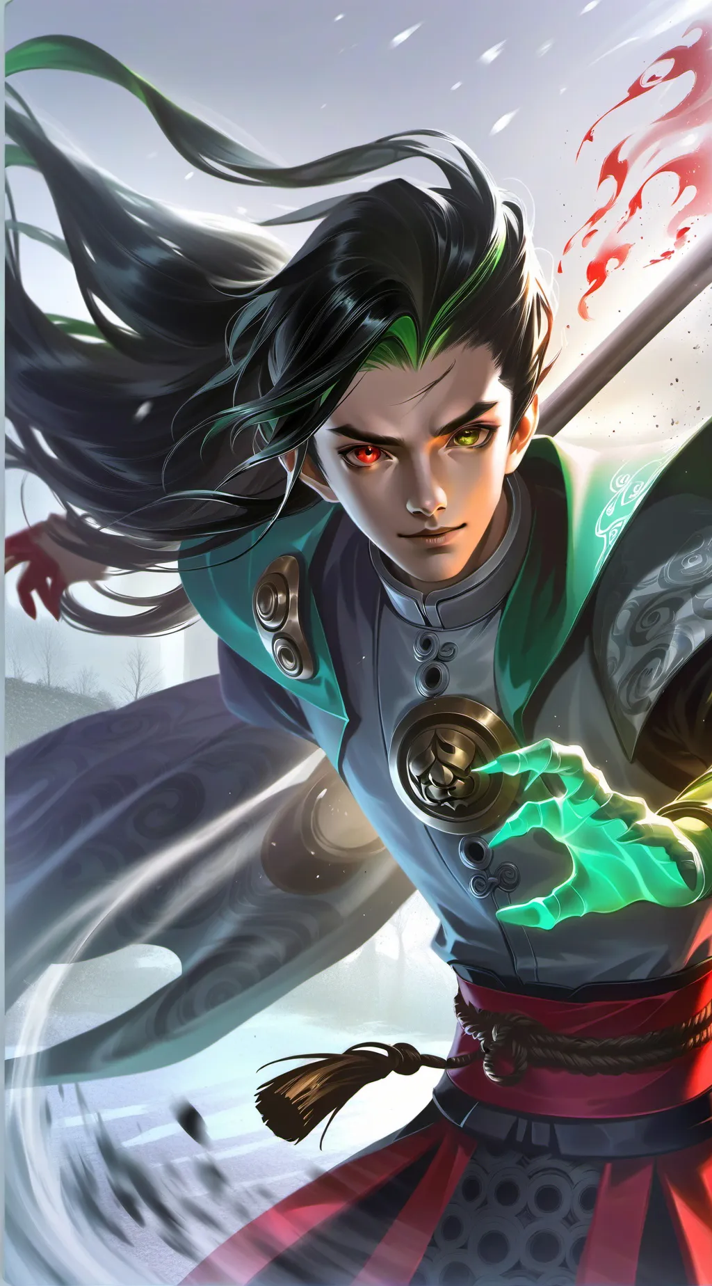 ai character: Muichiro Tokito background