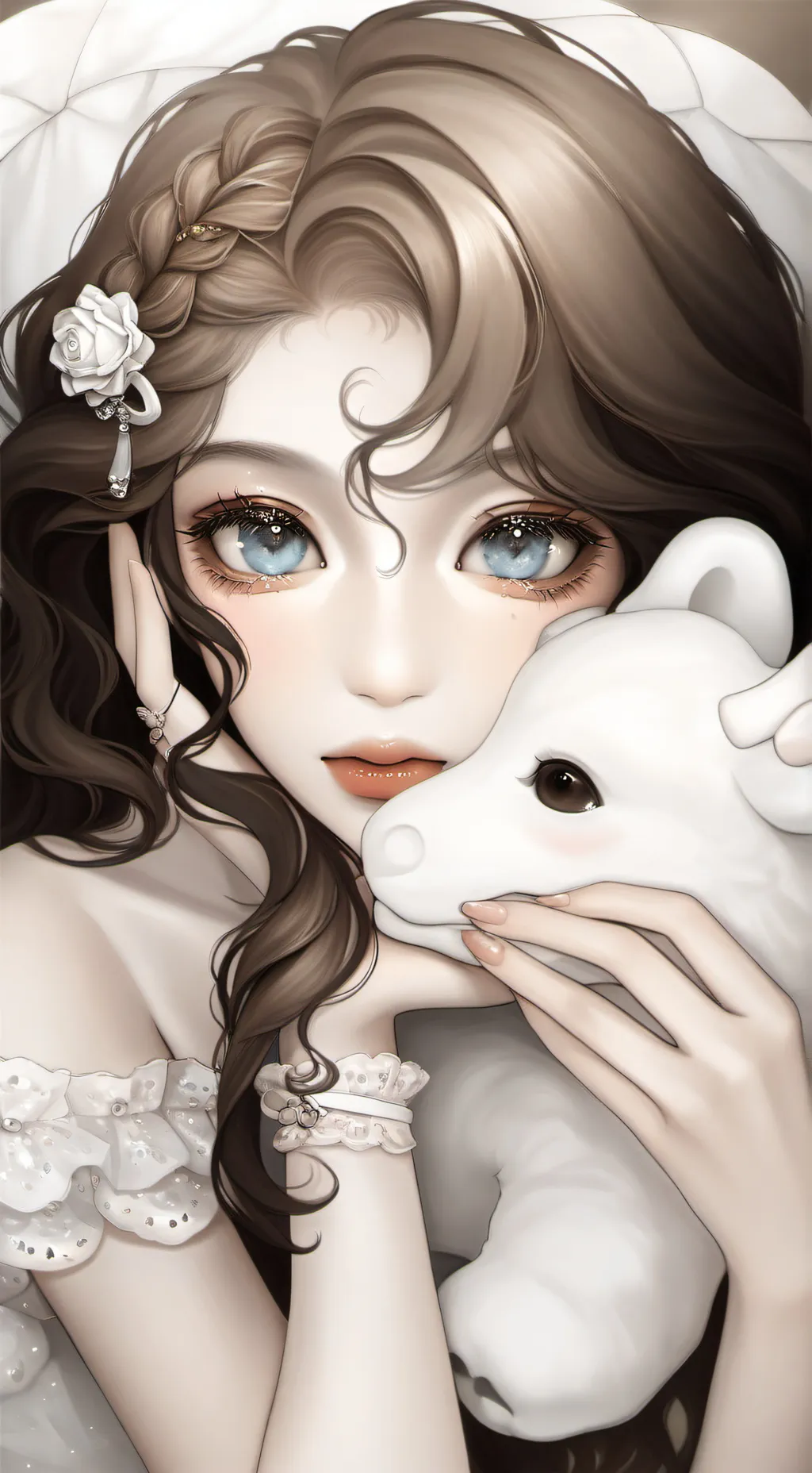 ai character: V (Taehyoug) background