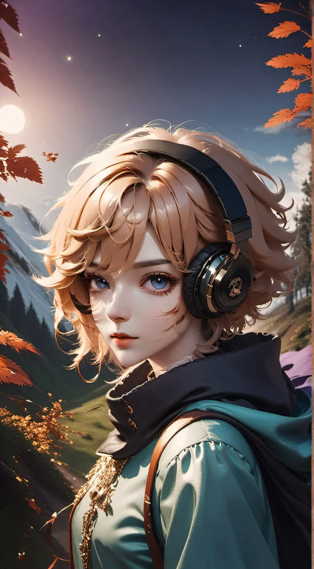 ai character: Zoey  background