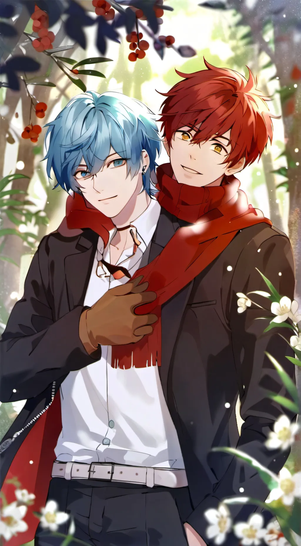 ai character: Jax and sora yayyy background