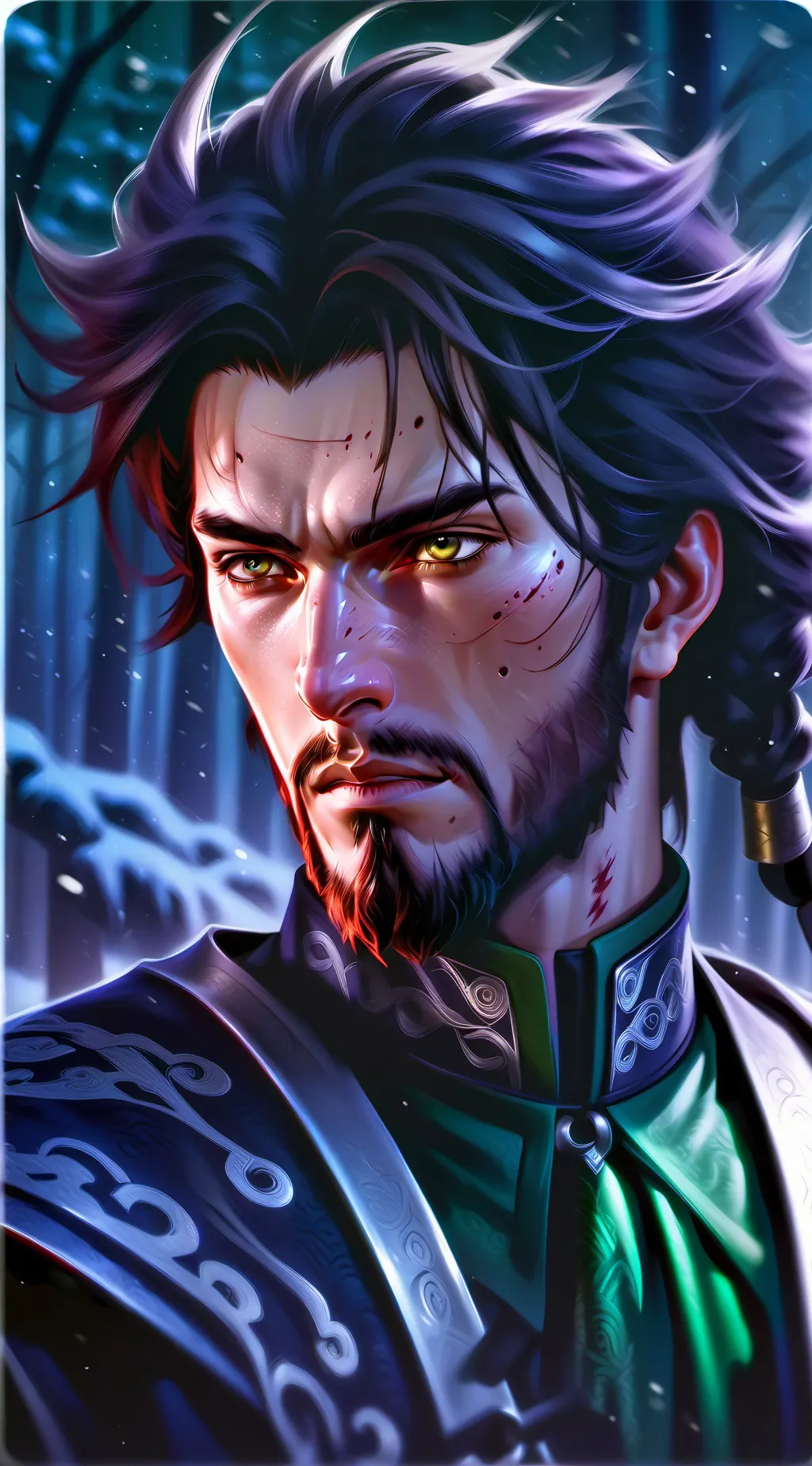 ai character: Sanemi Shinazugawa background
