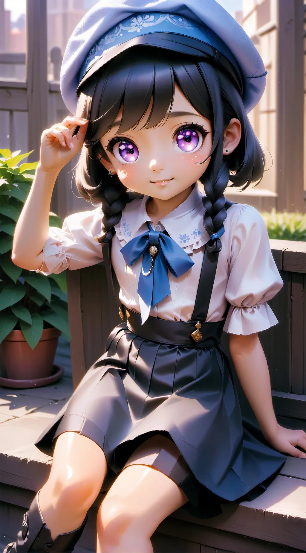 ai character: Lily background