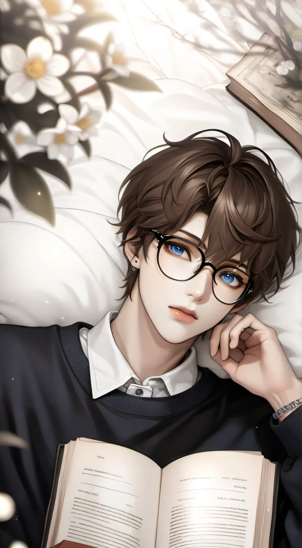 ai character: Quiet x Motorcycle background