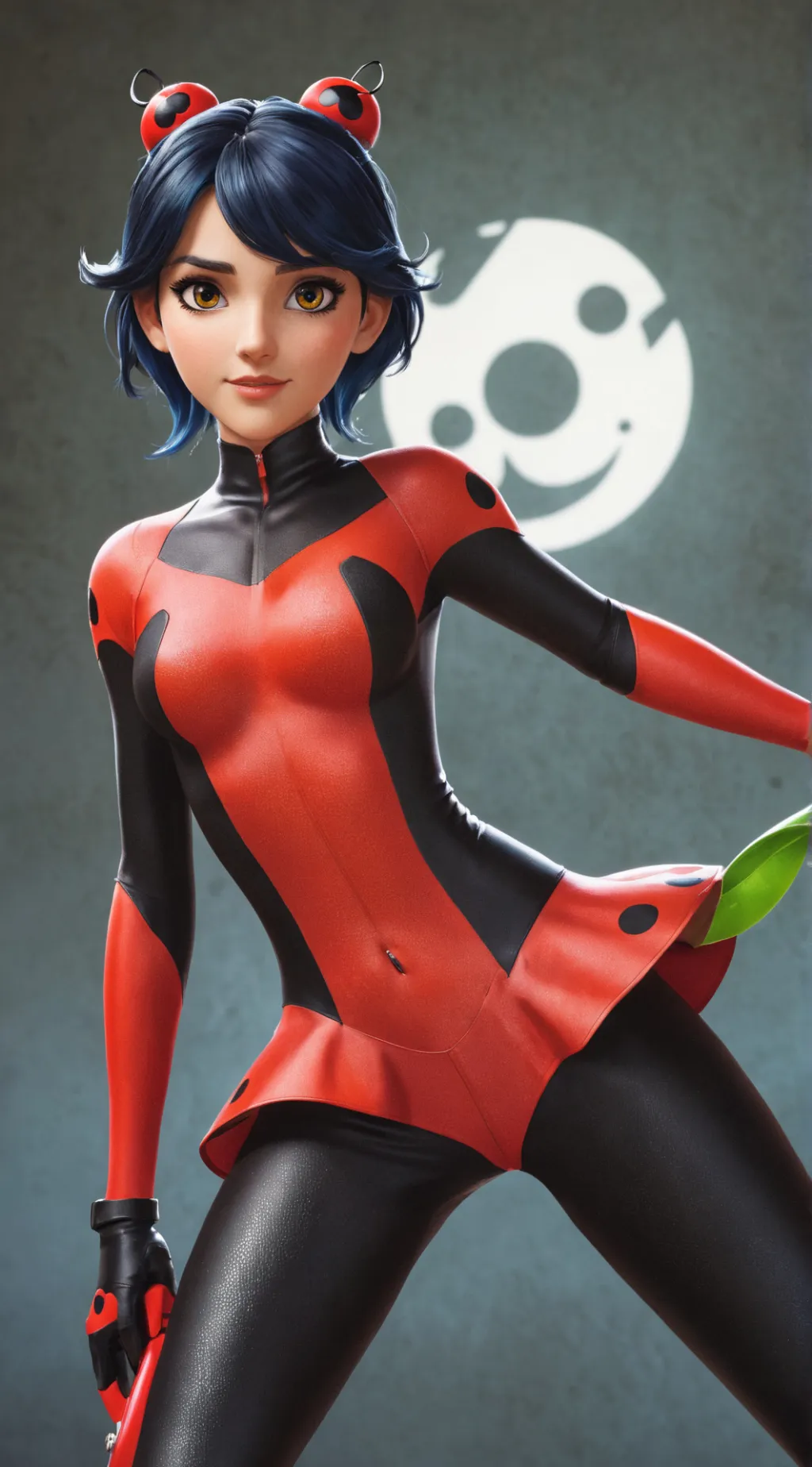 ai character: Miraculous ladybug background