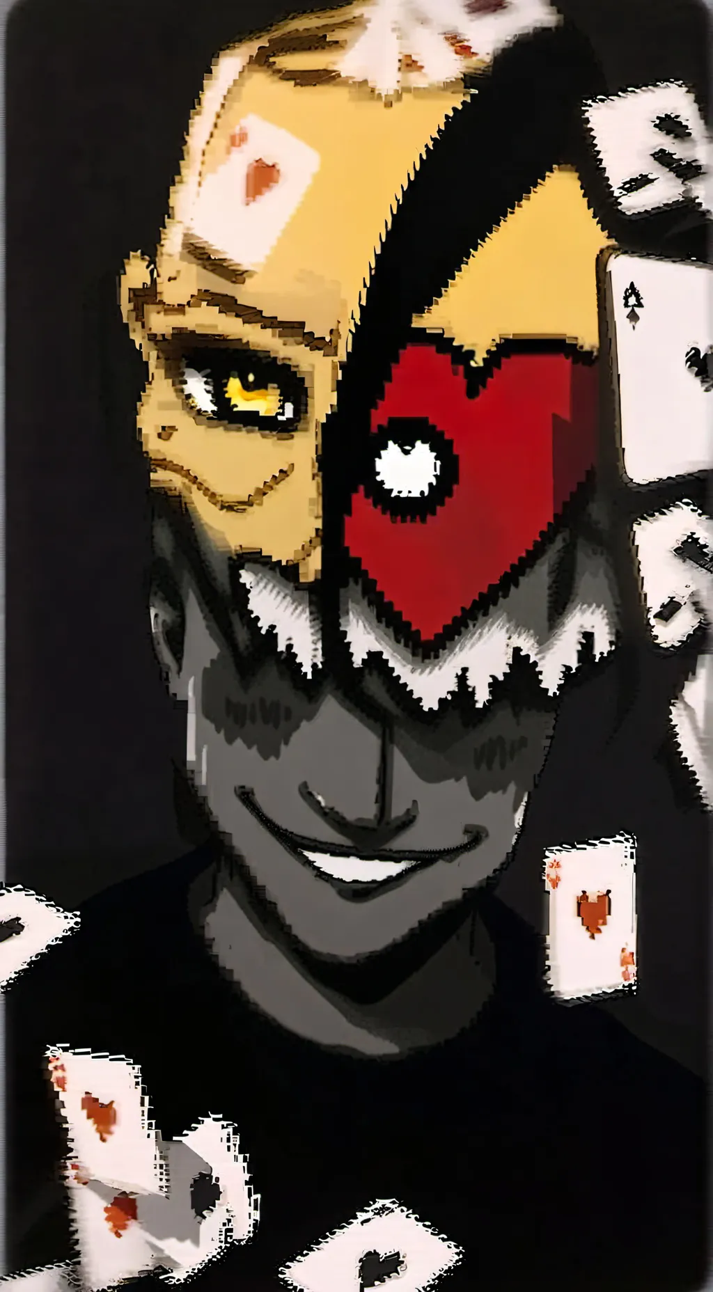 ai character: Cards background
