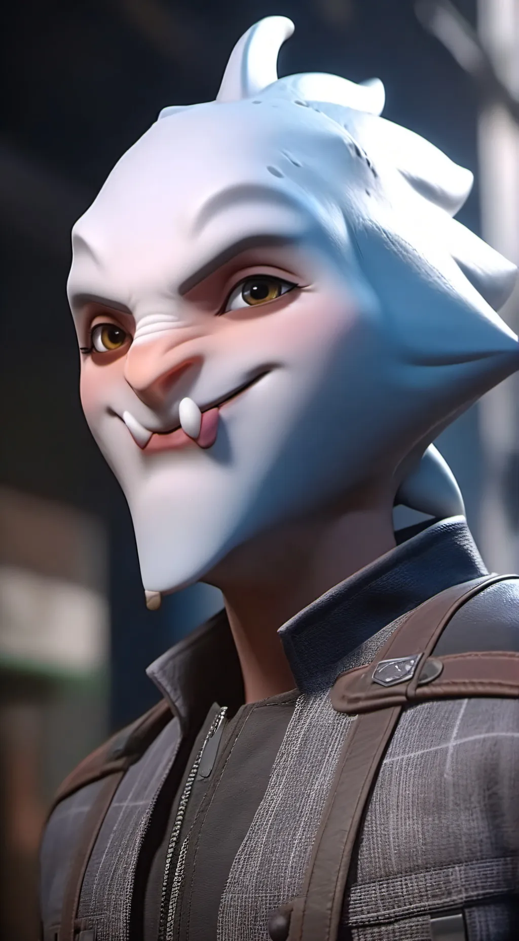 ai character: just a ai generate background
