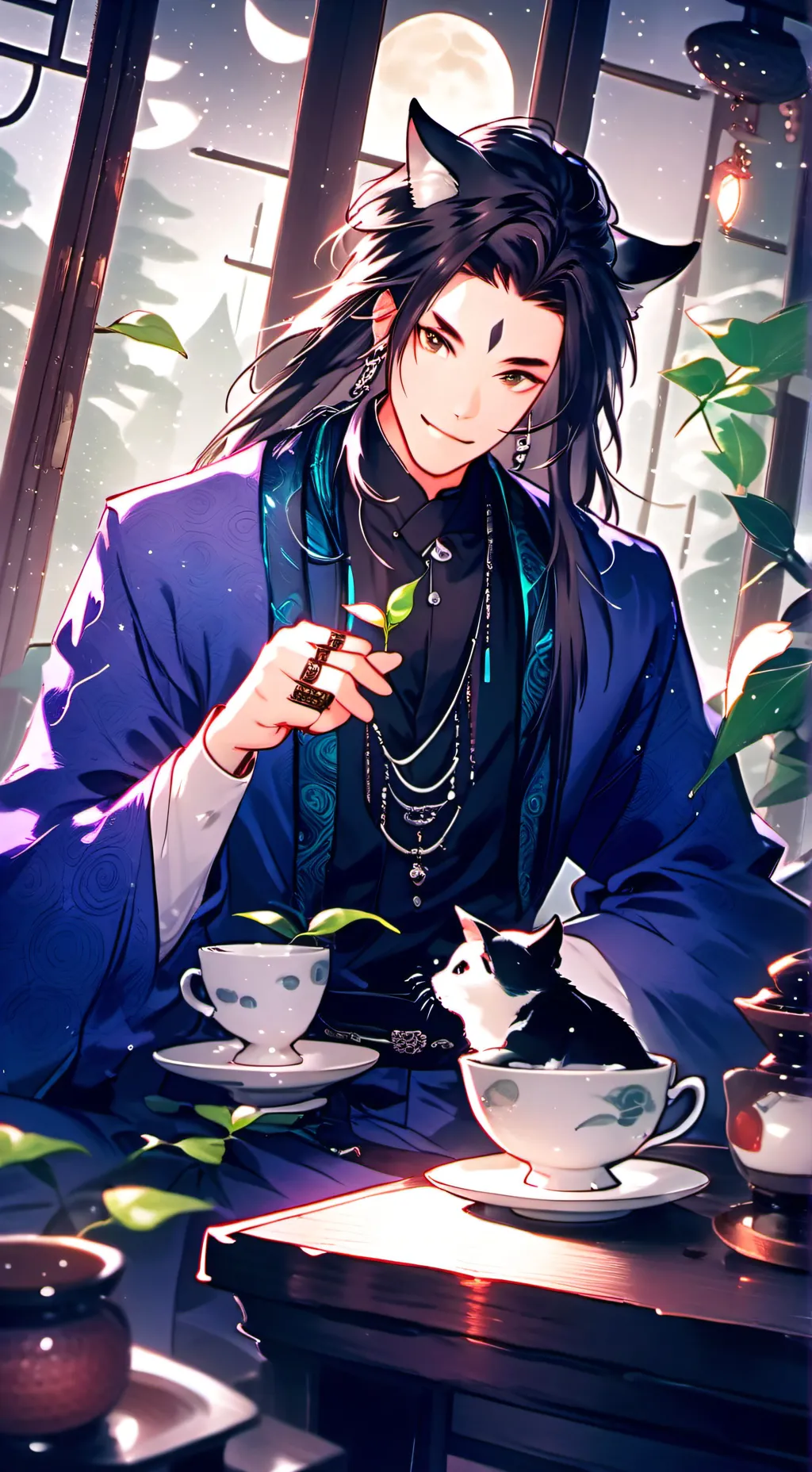 ai character: Sir Whiskers background