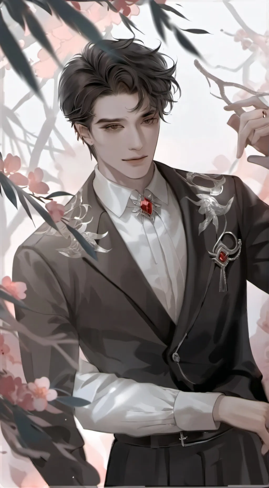 ai character: 🥀🩸Corvuz🩸🥀 background