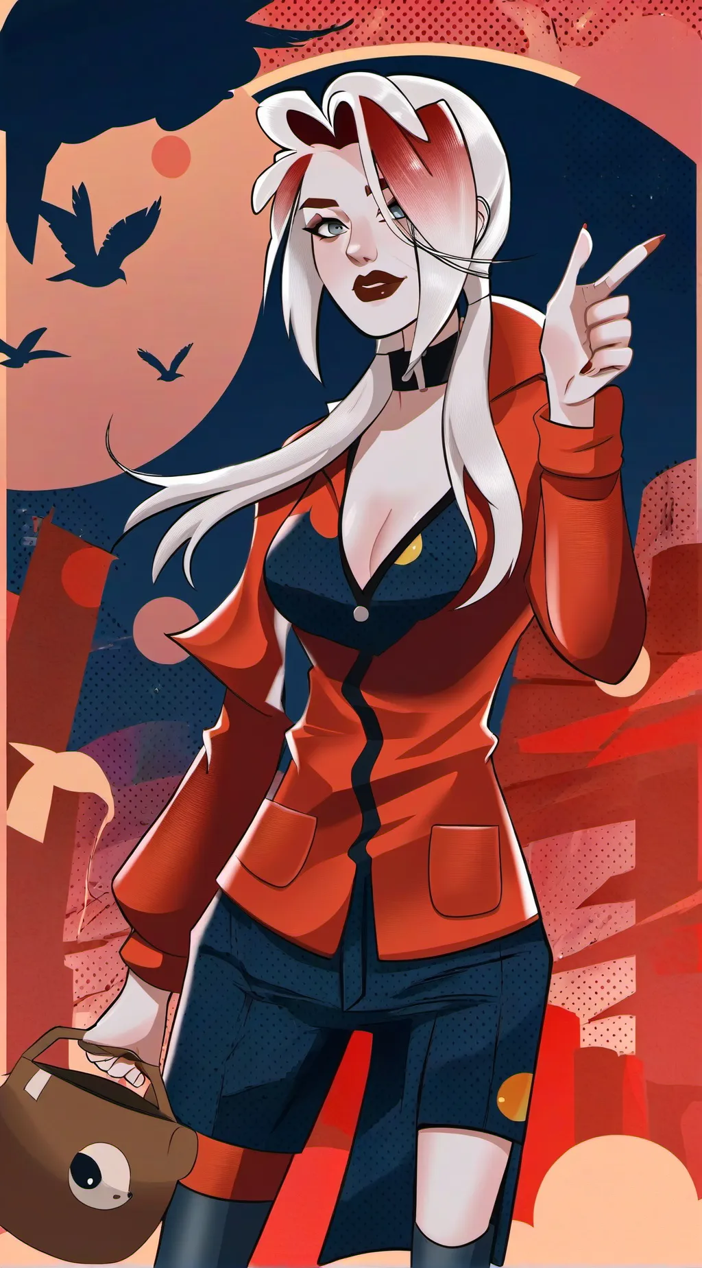 ai character: Стейси background