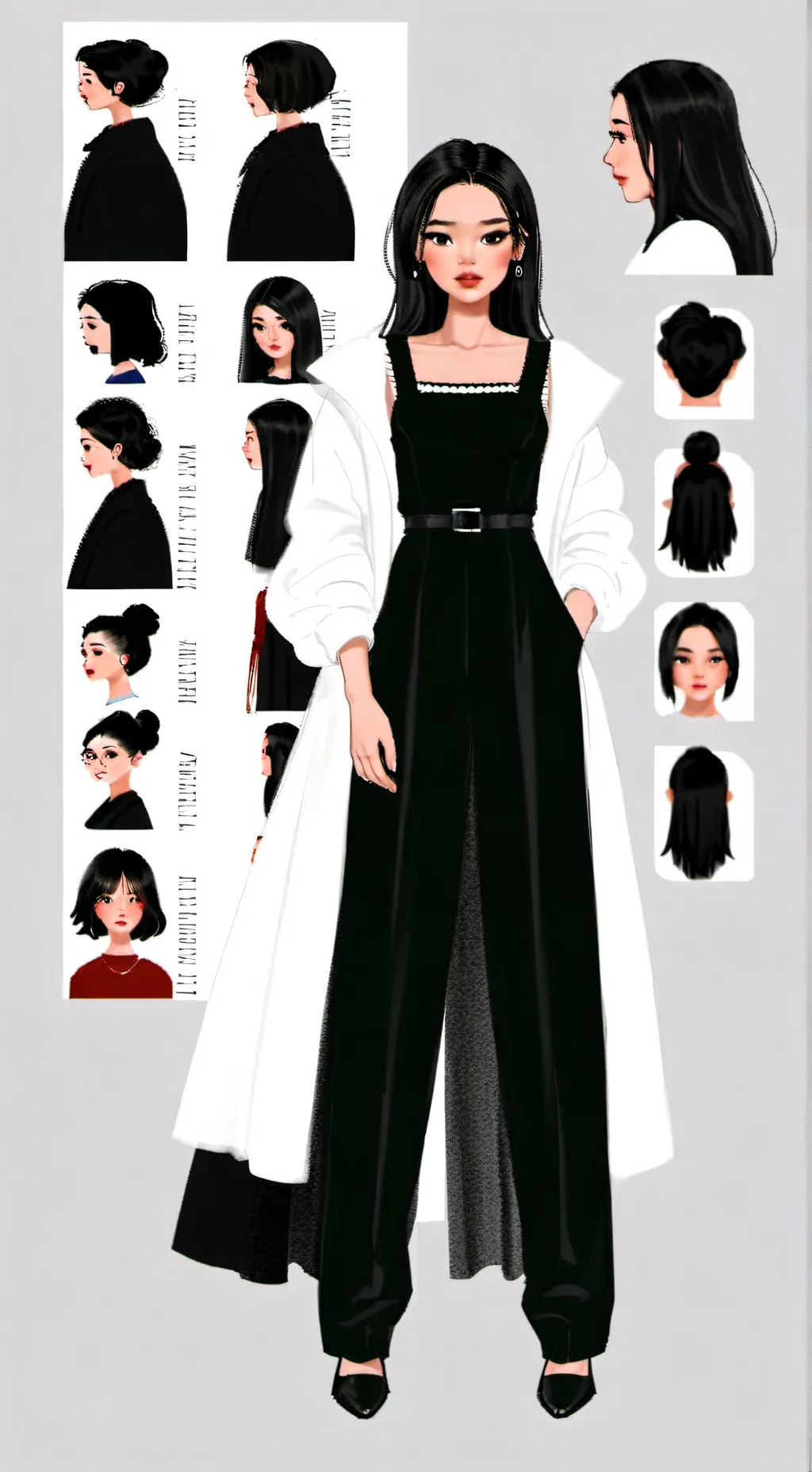 ai character: zoie  background