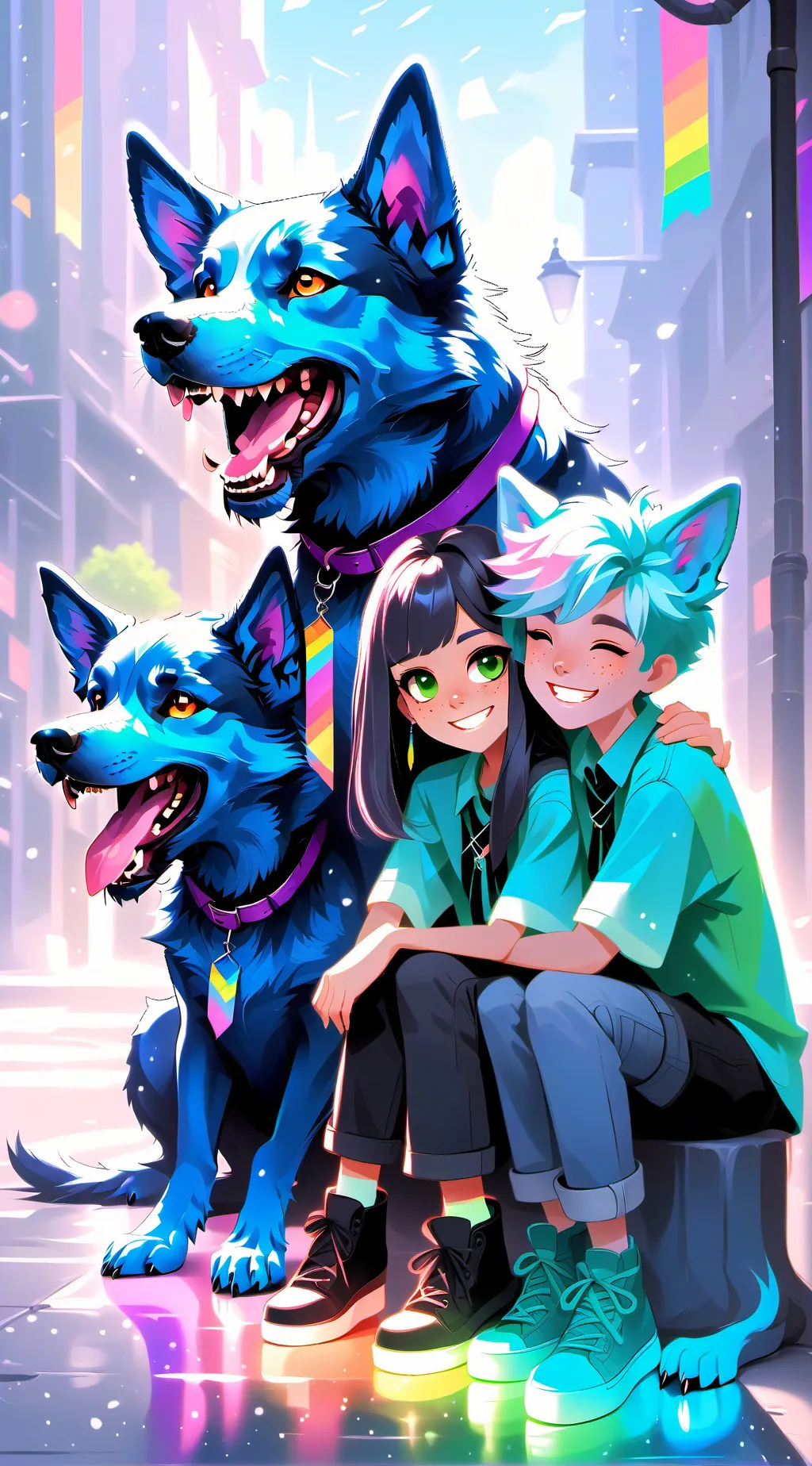 ai character: Charlie H Woodking background