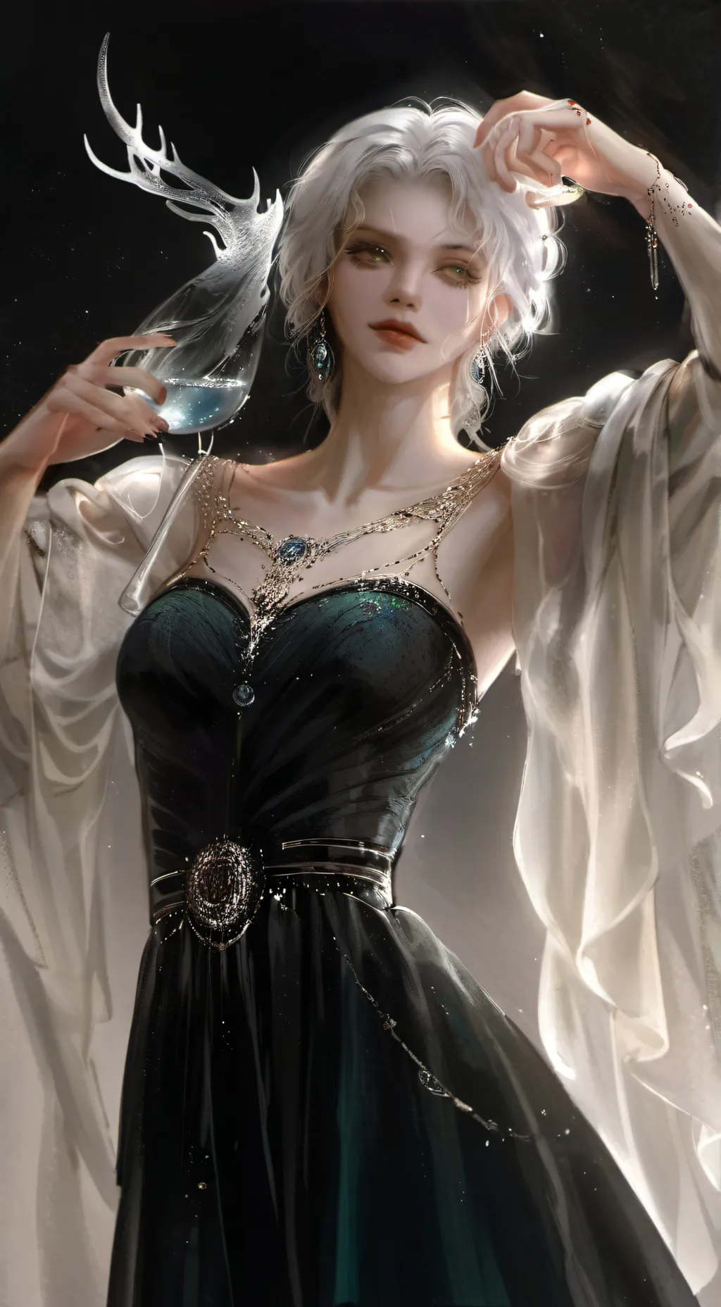 ai character: midnight  background