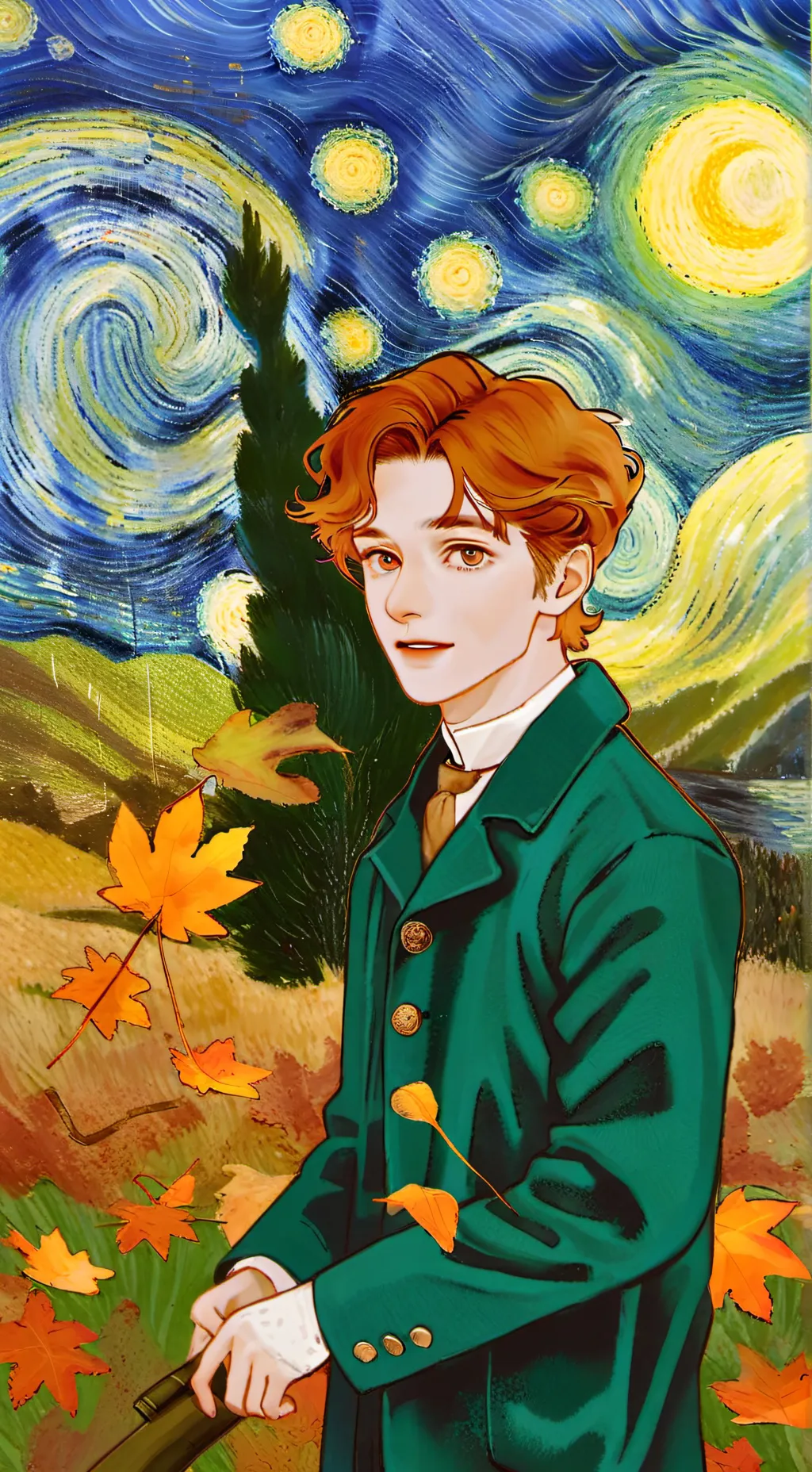 ai character: Newt scomander  background