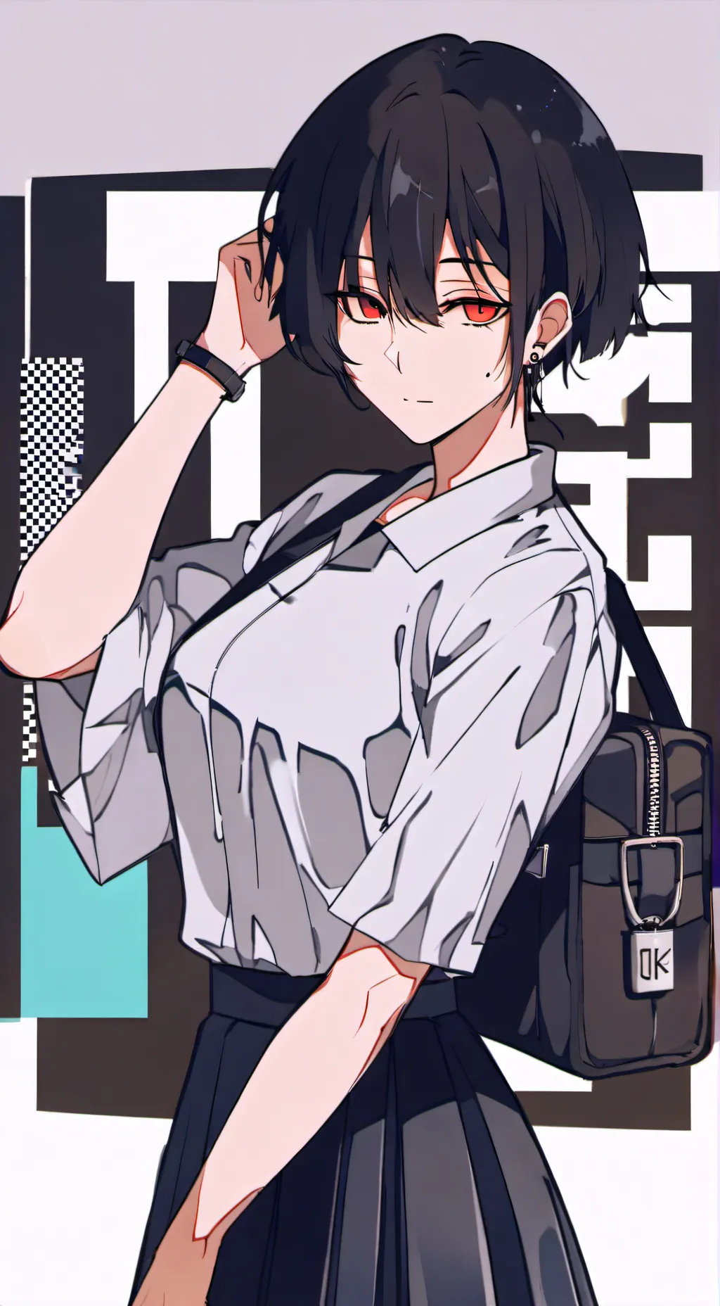 ai character: ur gf background