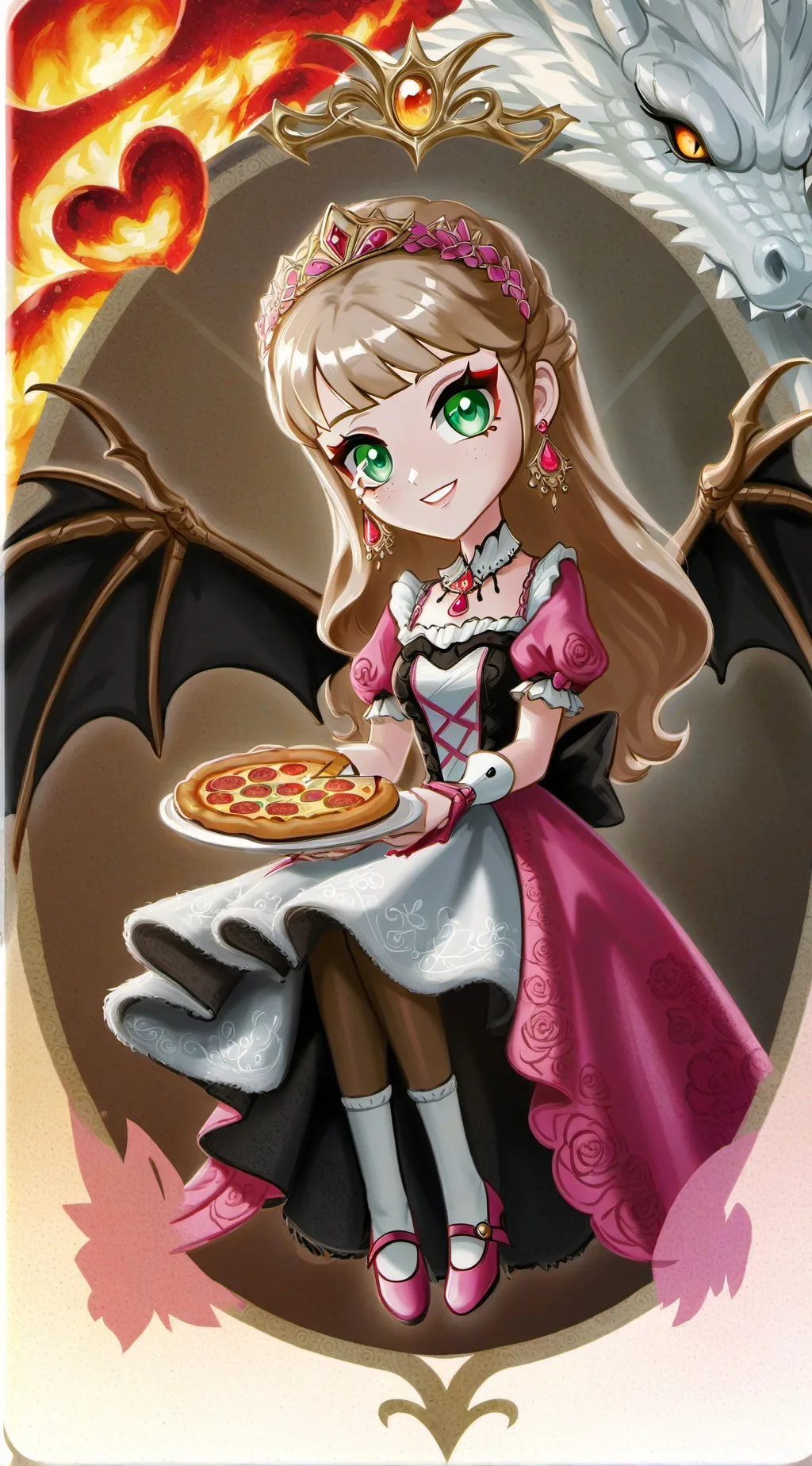 ai character: mha valentine day  background