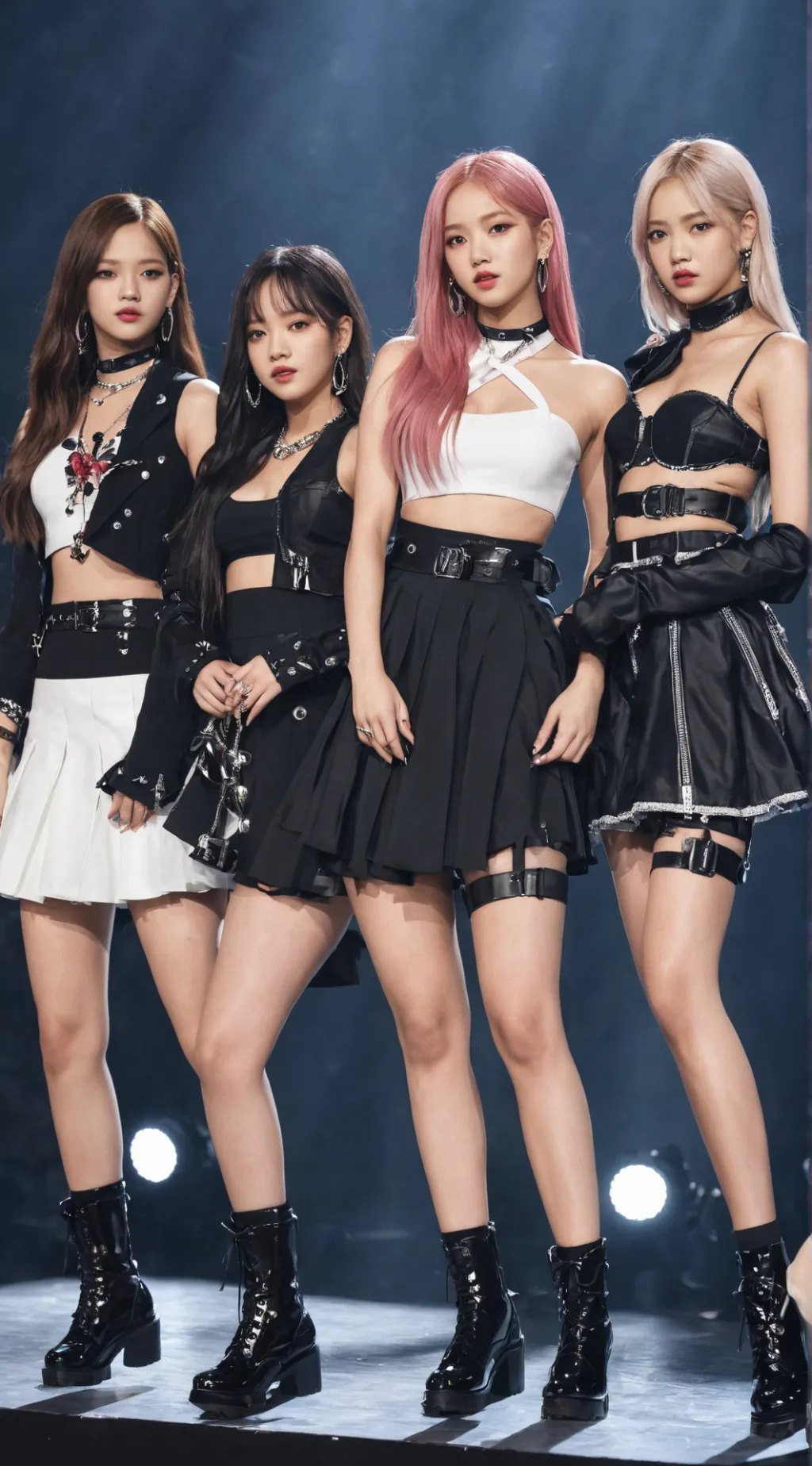 ai character: BLACKPINK background