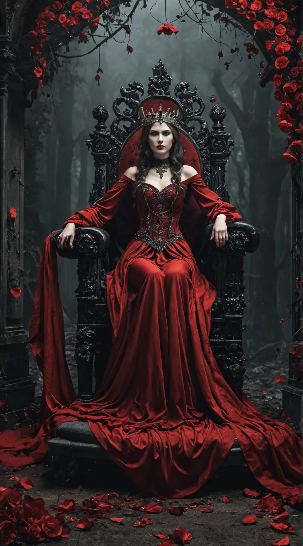 ai character: Vampir Lady  background