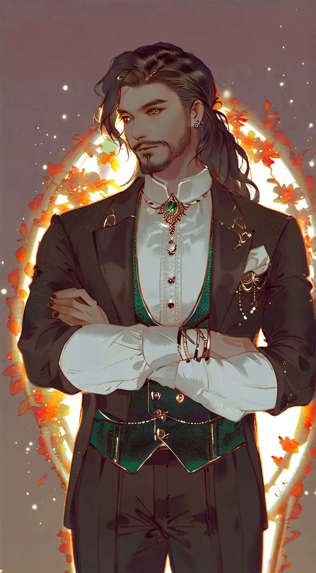 ai character: Stefano Sinclair background