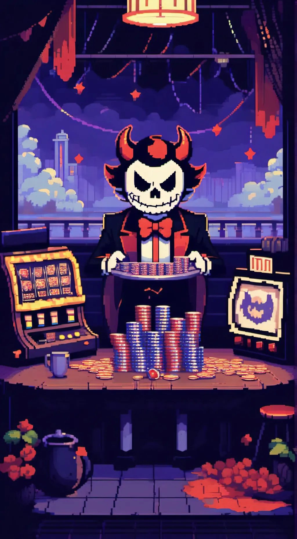ai character: The devil's plan background