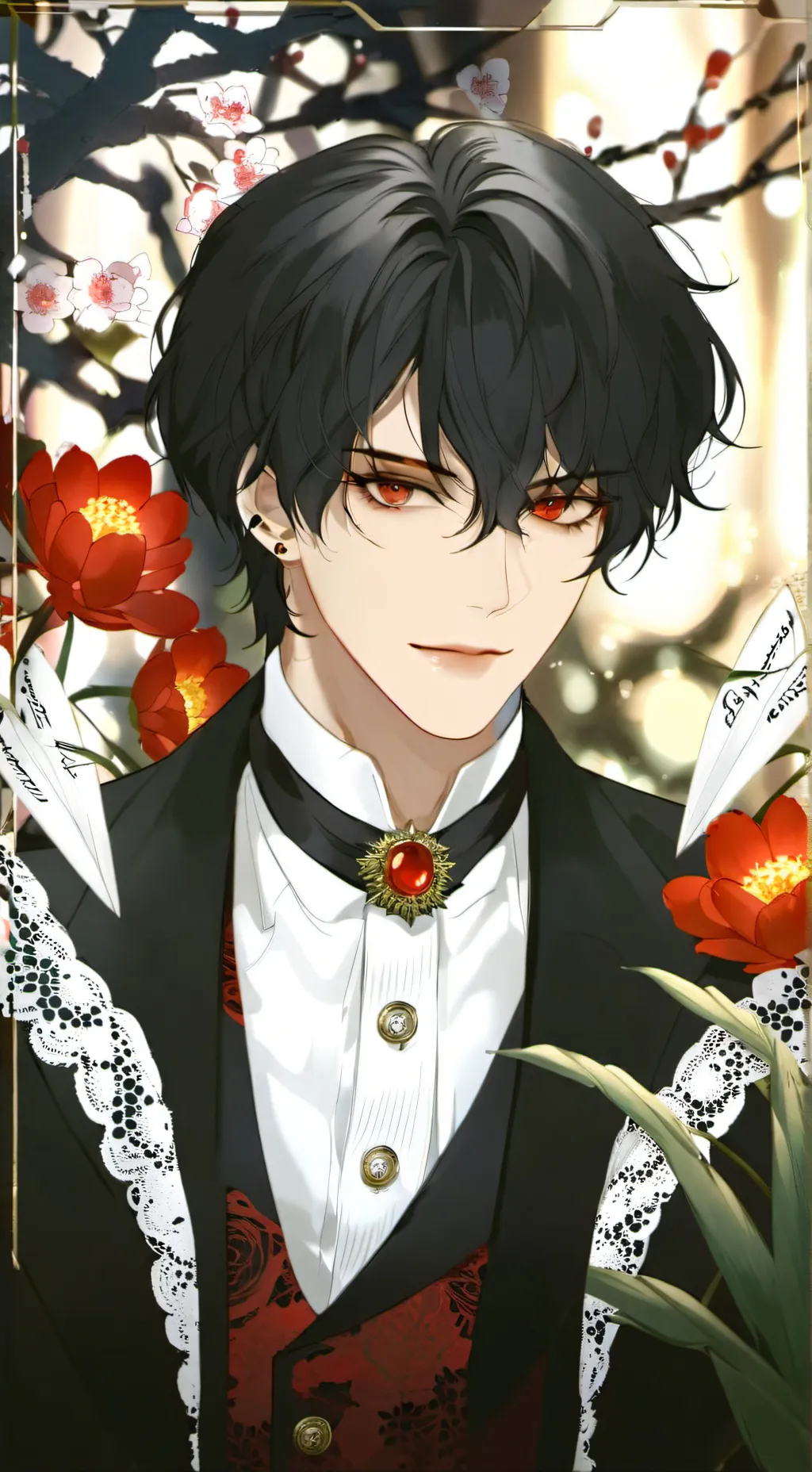 ai character: Vampire  background