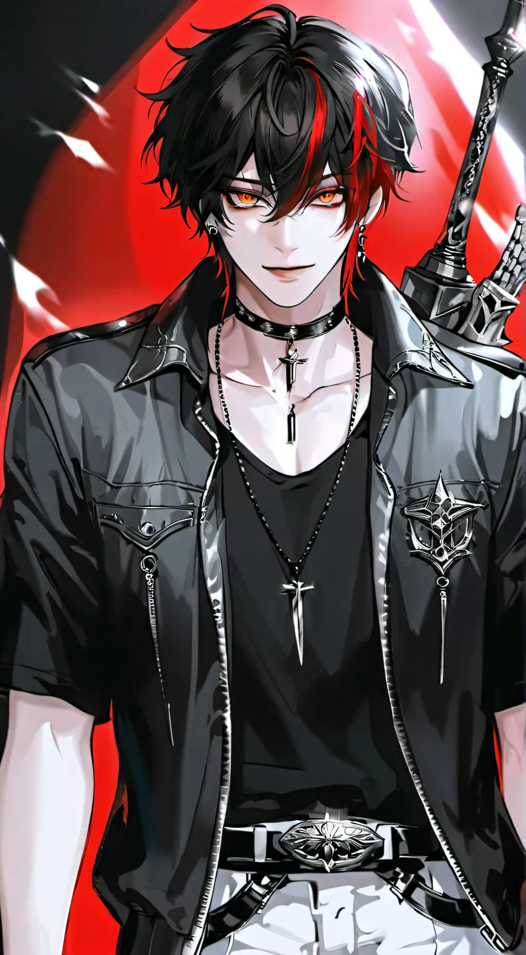ai character: ༺Mackenzie,𖤐 background