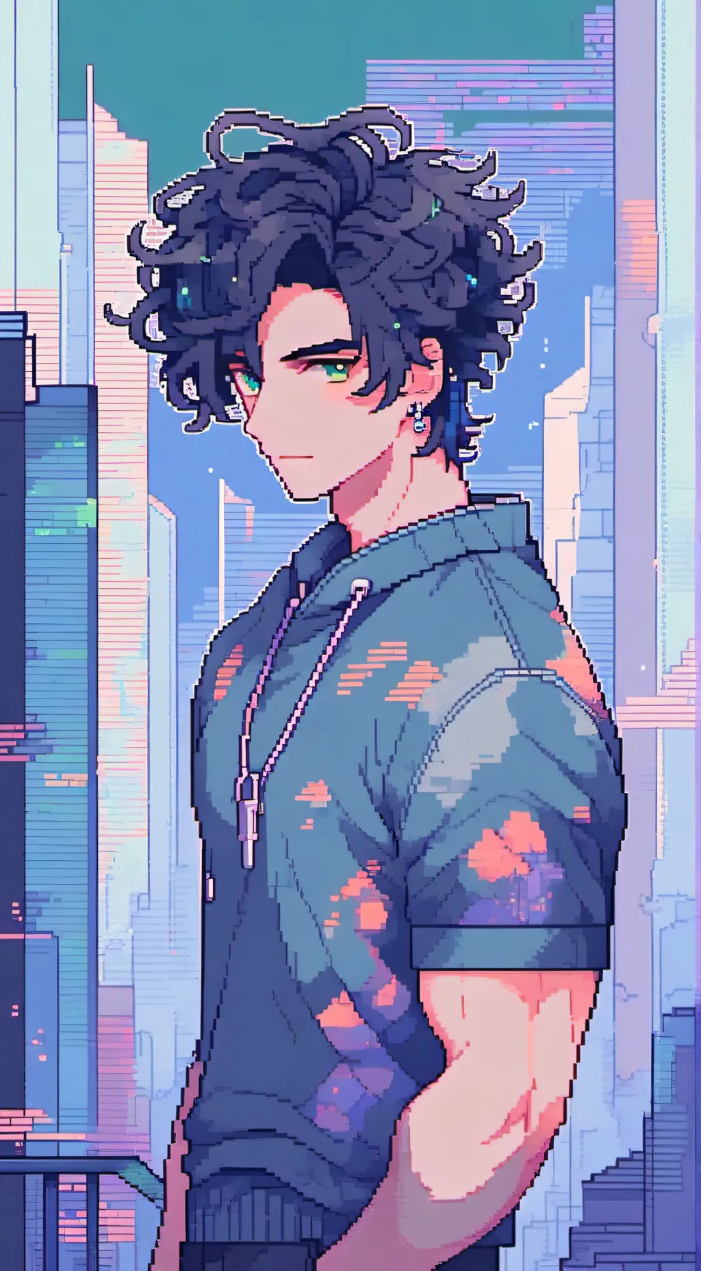 ai character: Ozzie  background