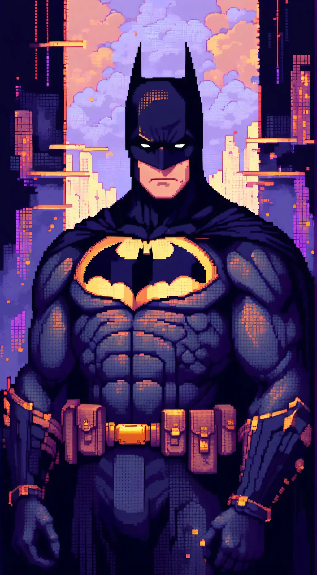 ai character: Batman ￼ background