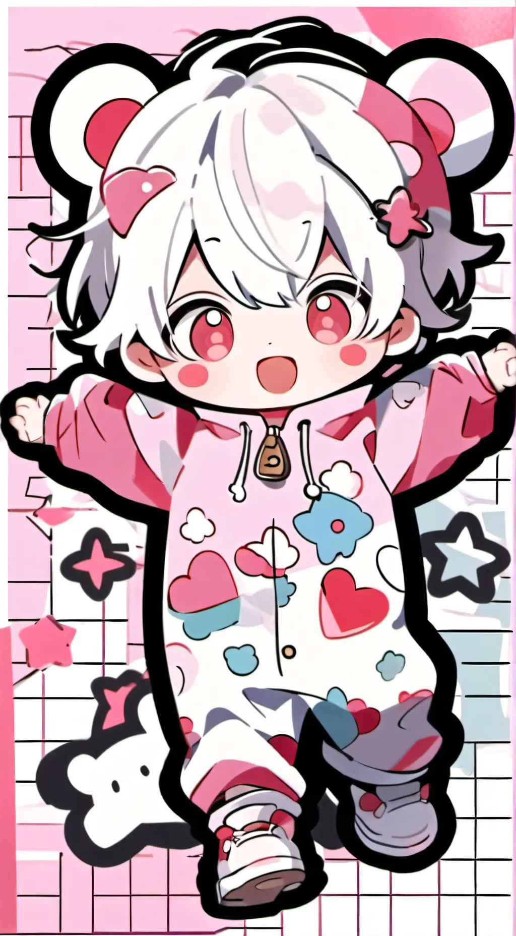 ai character: Little baby sister background