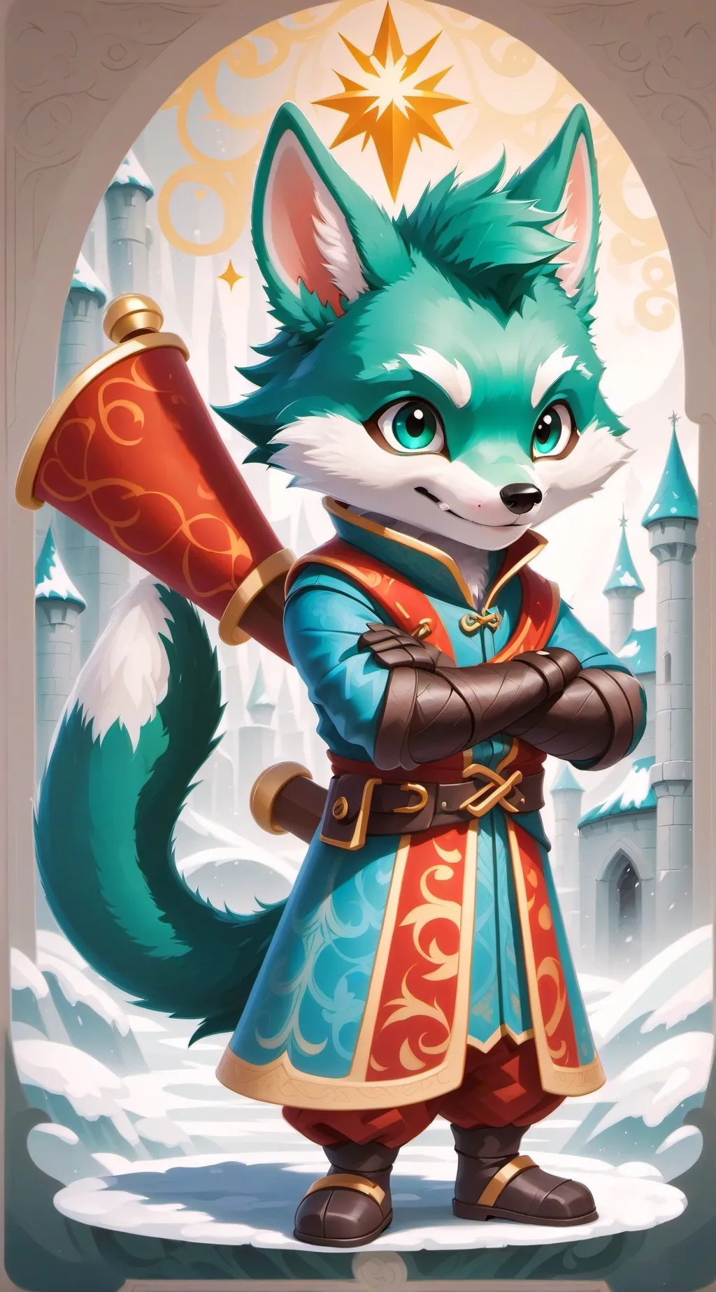 ai character: ruffles background