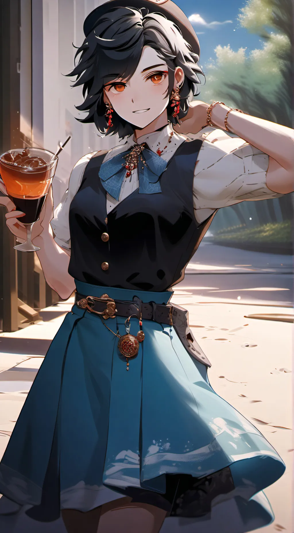 ai character: Nara background