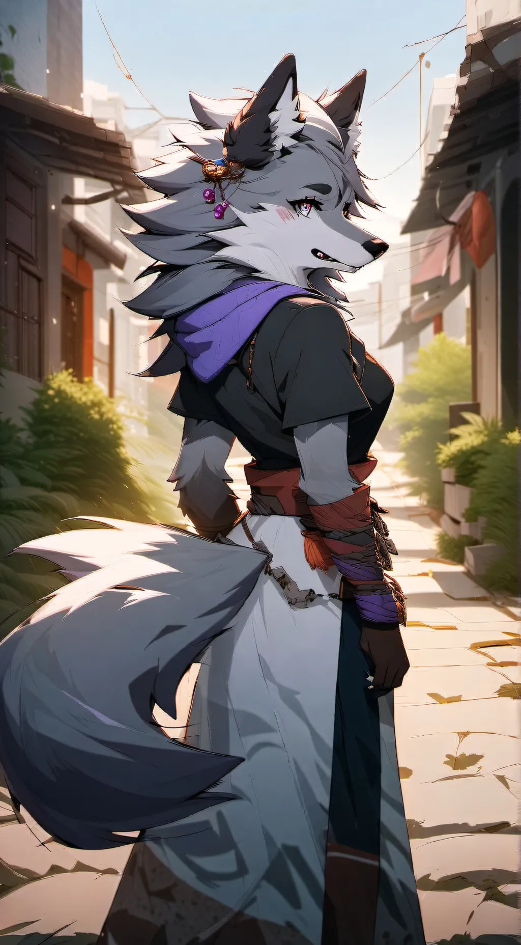 ai character: sarah background