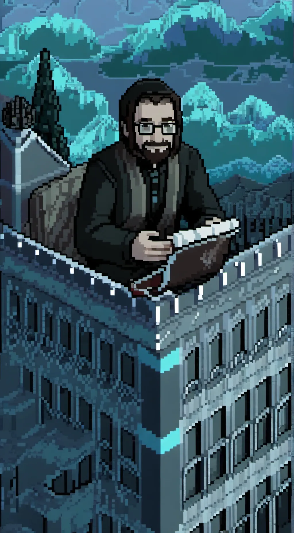 ai character: ZTV's Old Server background