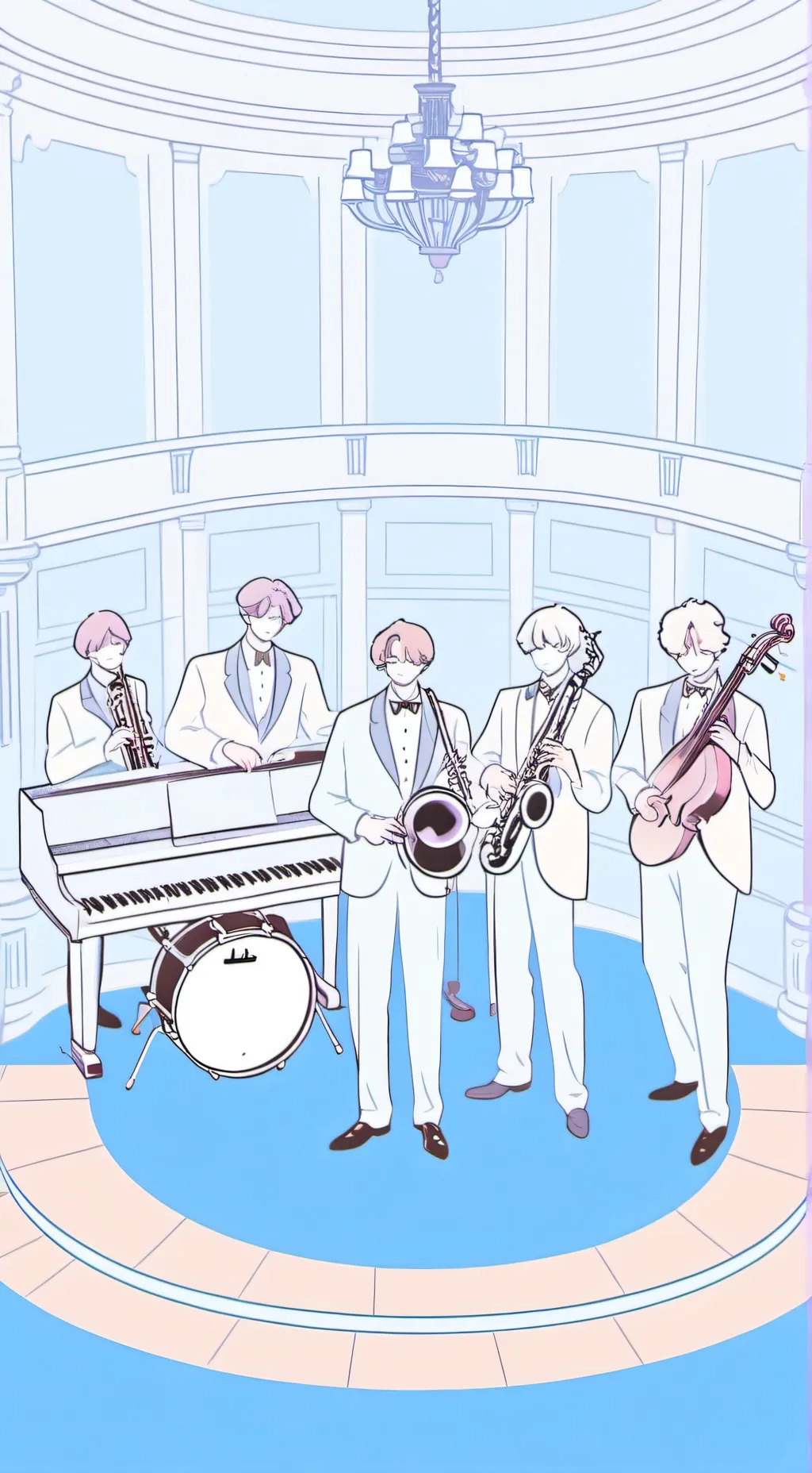 ai character: stray kids background