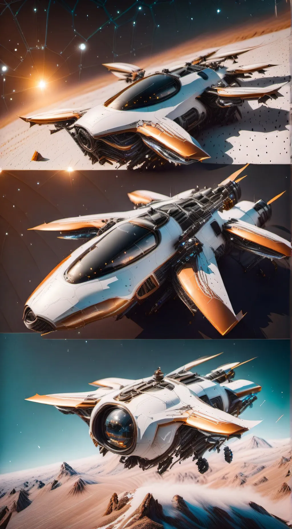 ai character: MD space drons 4 background