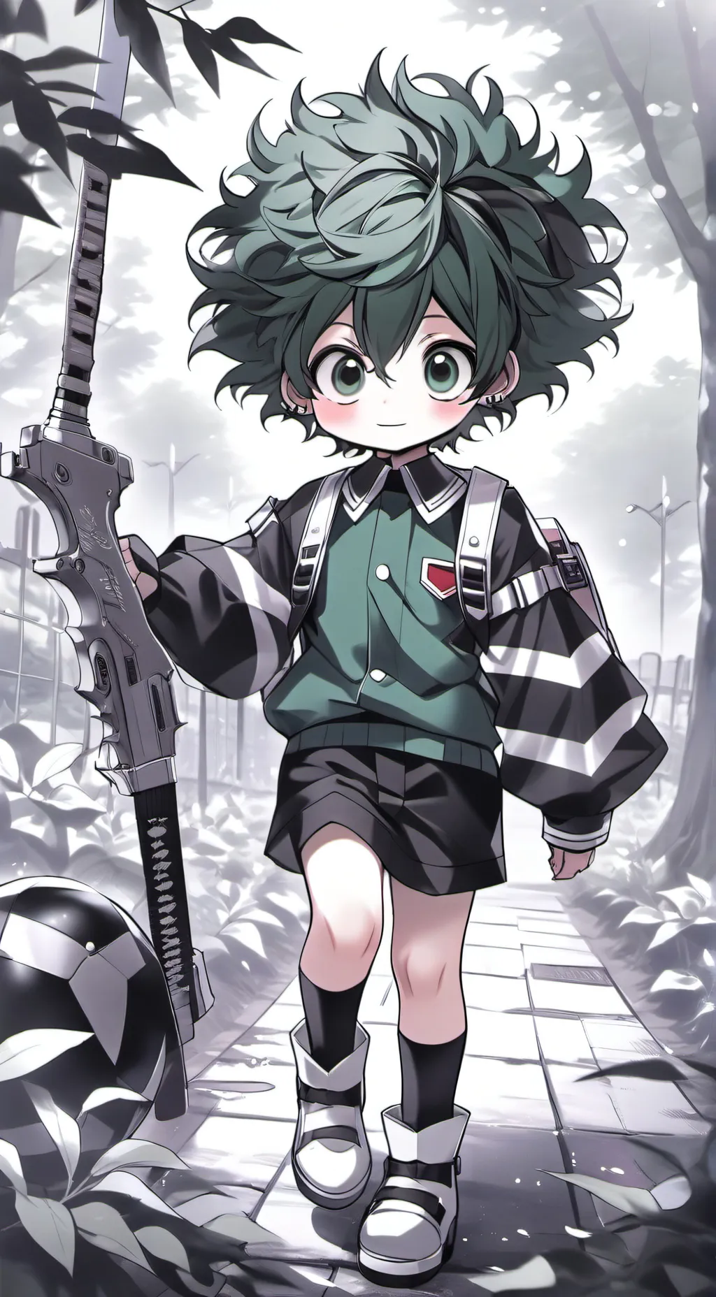 ai character: 💥💢bakugo celoso💢💥 background