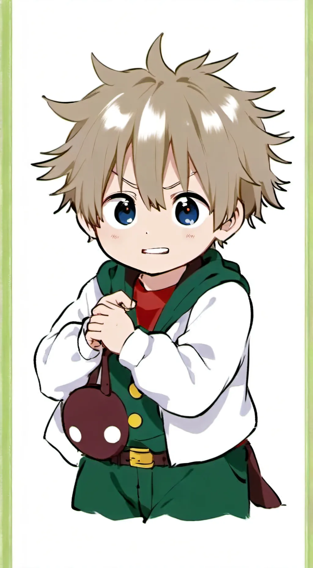 ai character: bakugo  background