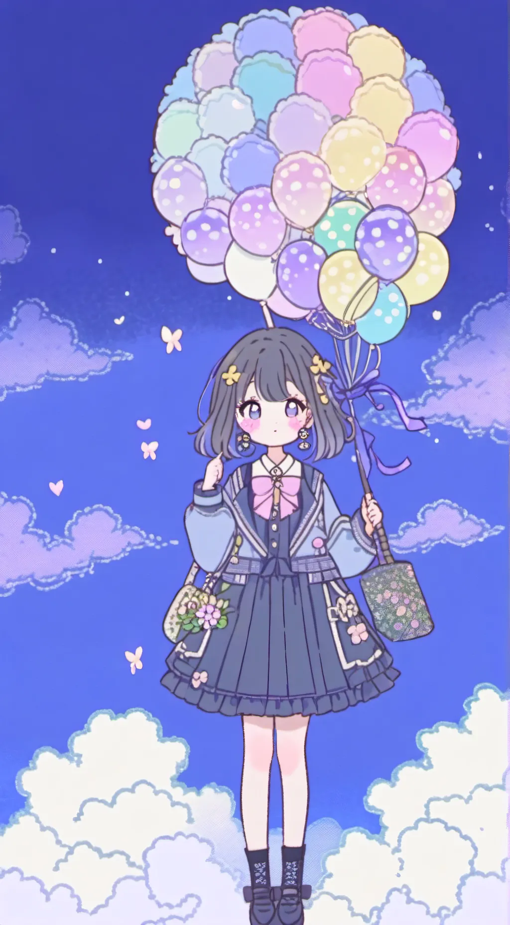 ai character: I have message background