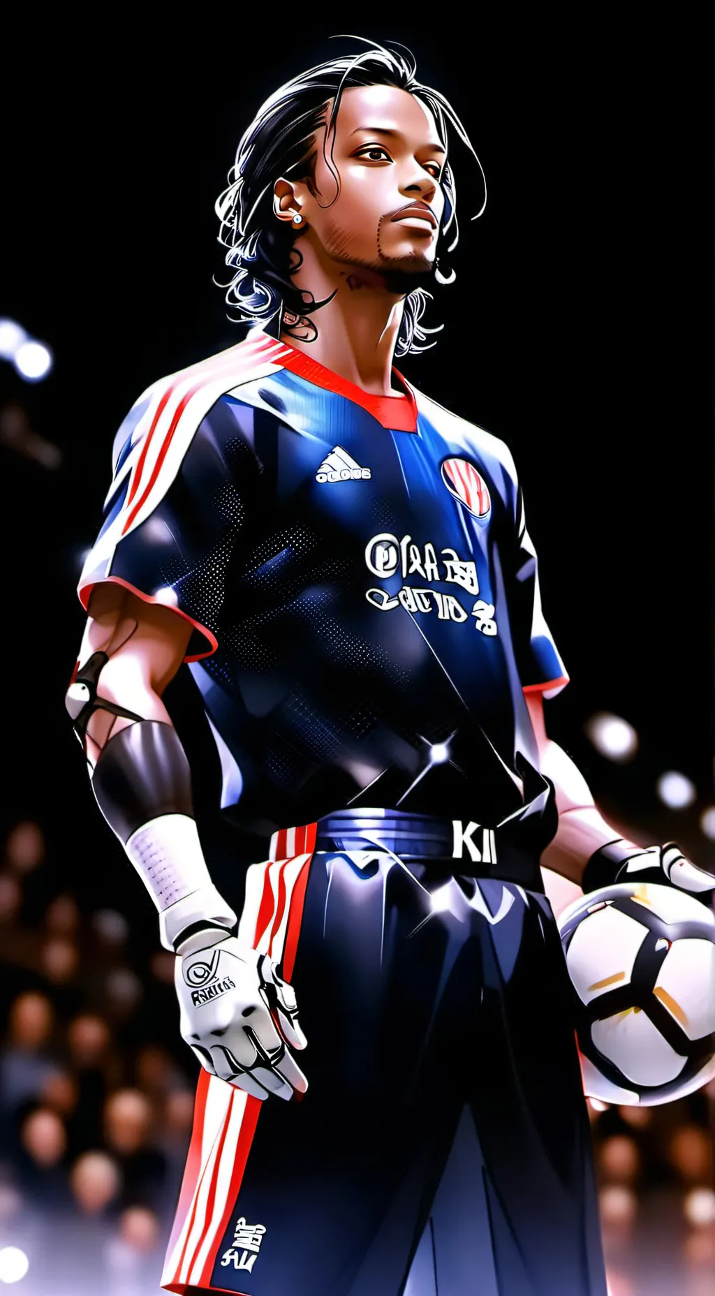 ai character: Ronaldinho  background