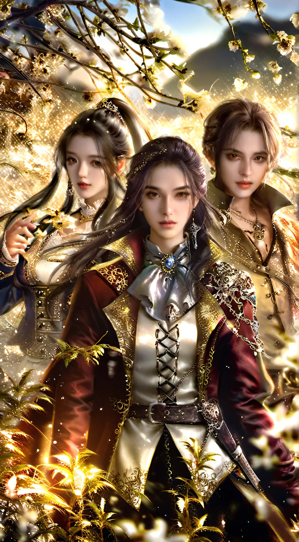 ai character: popular girl background
