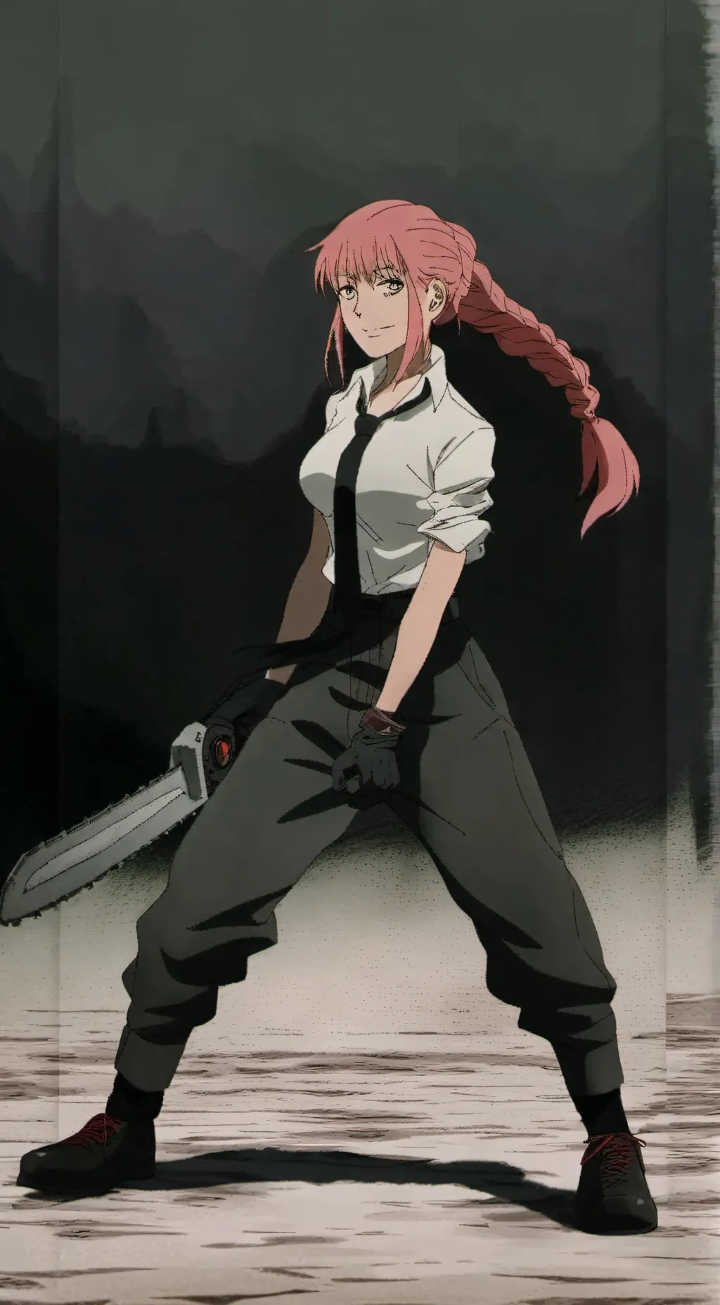 ai character: makima  background