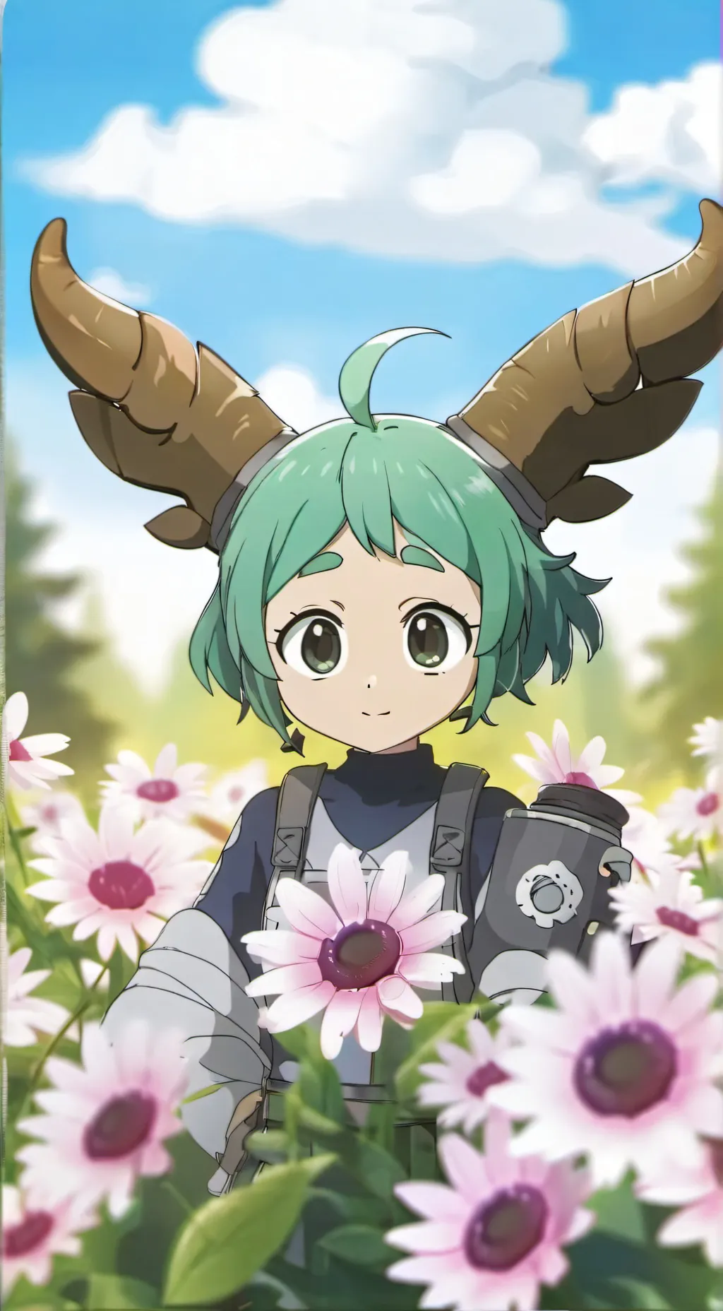 ai character: hazel background