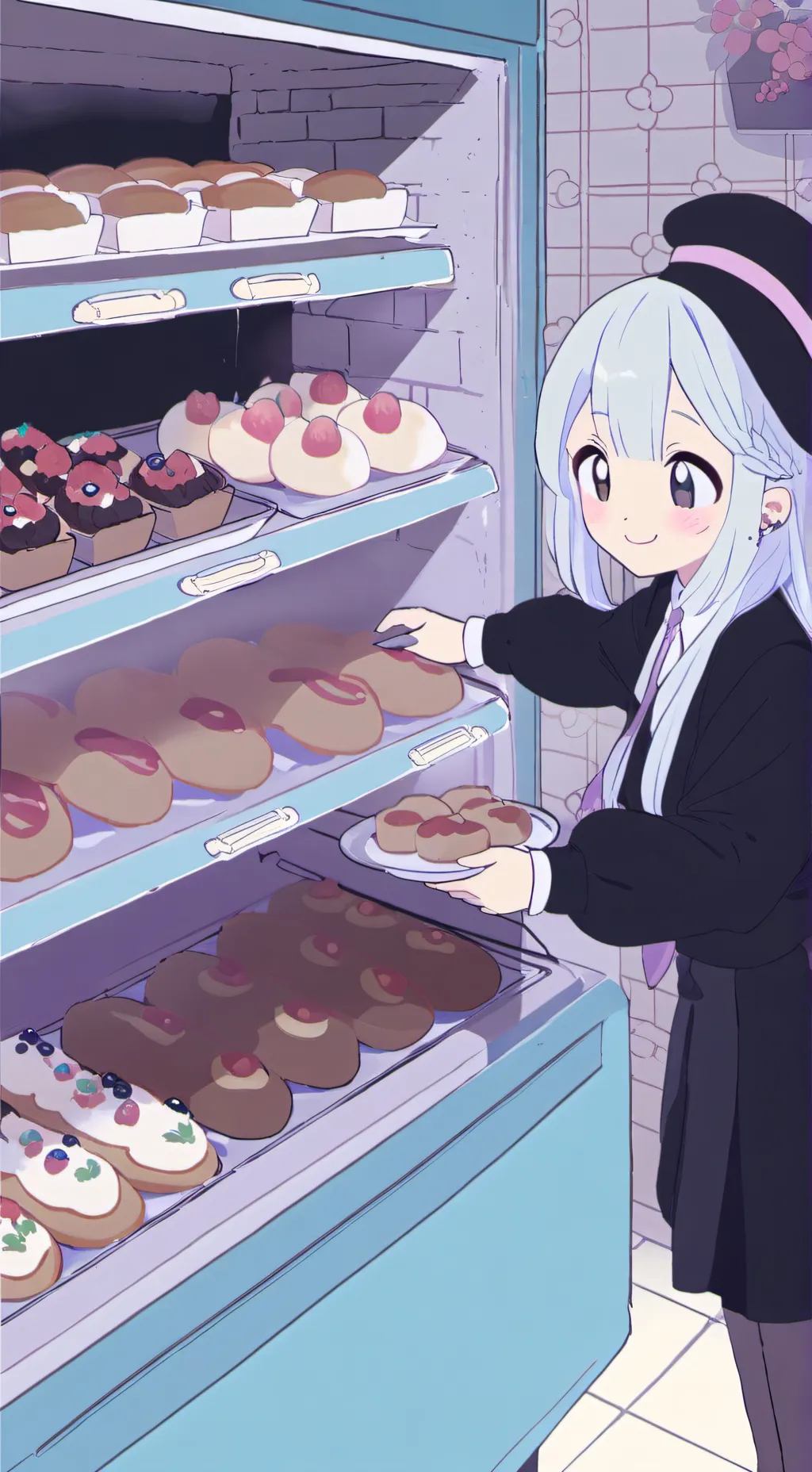 ai character: 🍞•panader@•🍞 background