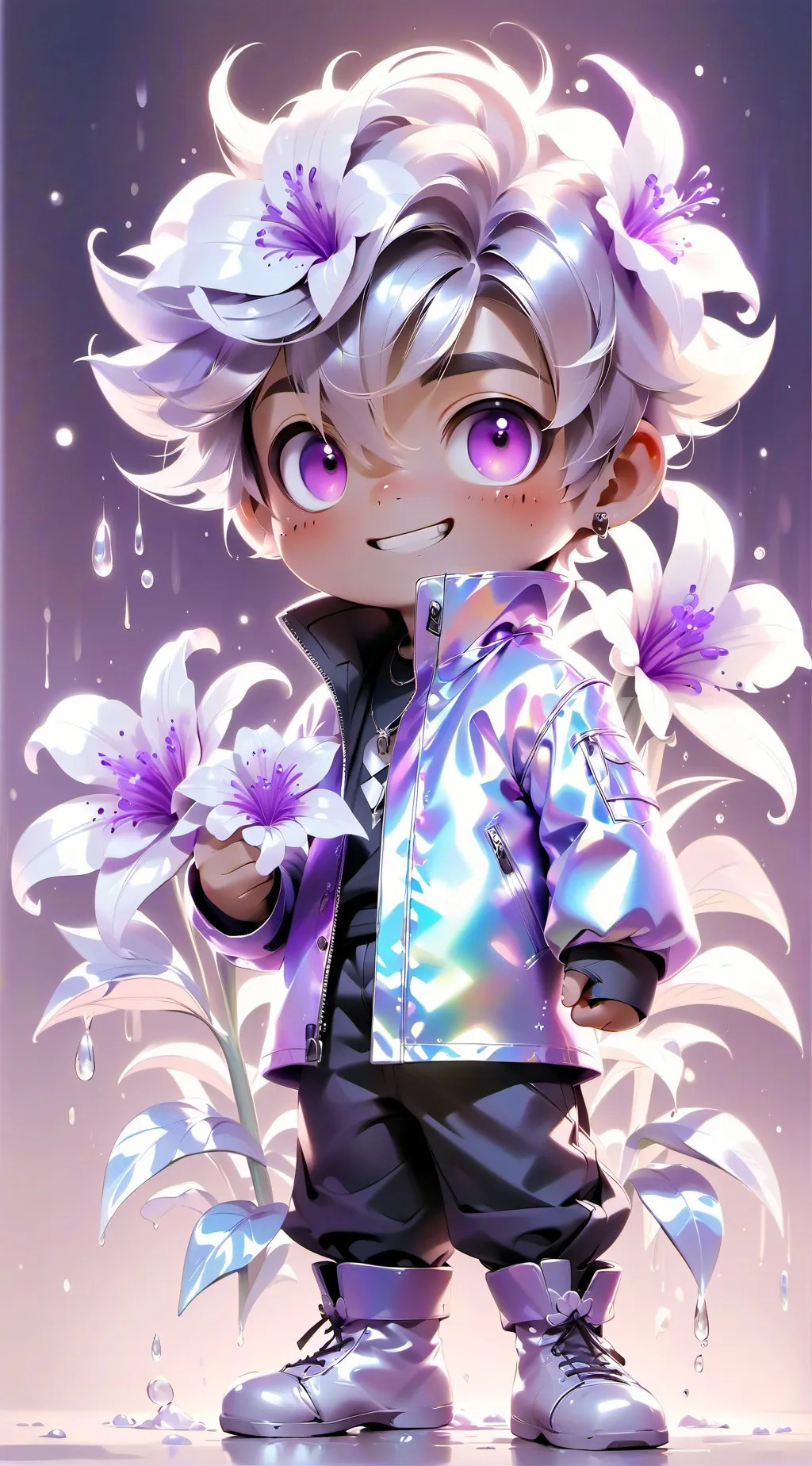 ai character: dandys world background
