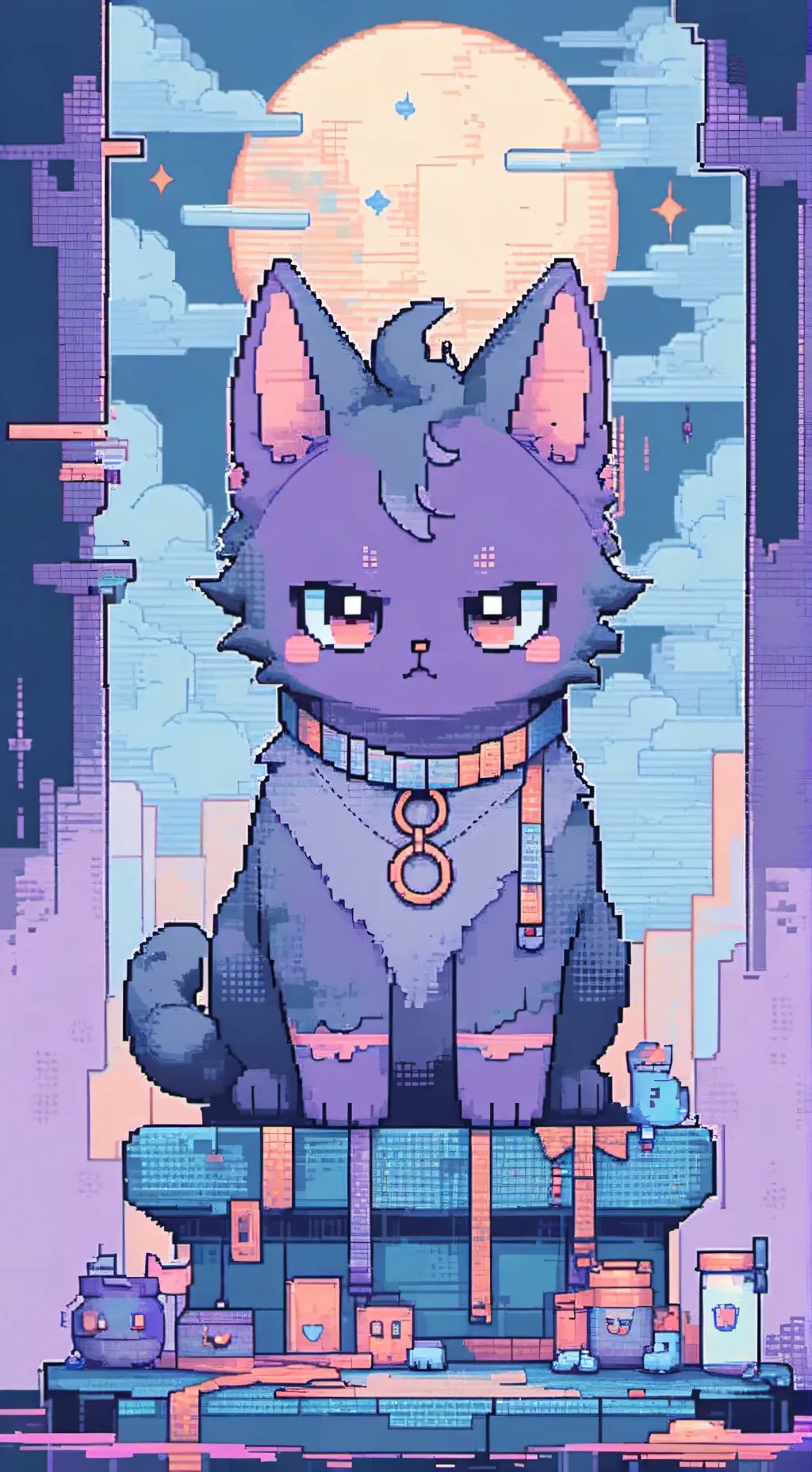 ai character: catnap background