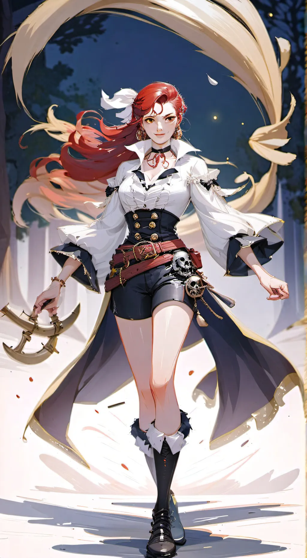 ai character: pirate kong kid background