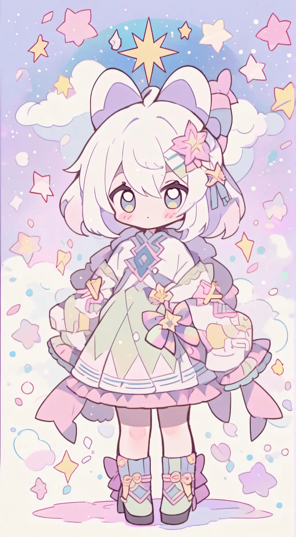 ai character: MHA FEUX ARTIFICE  background