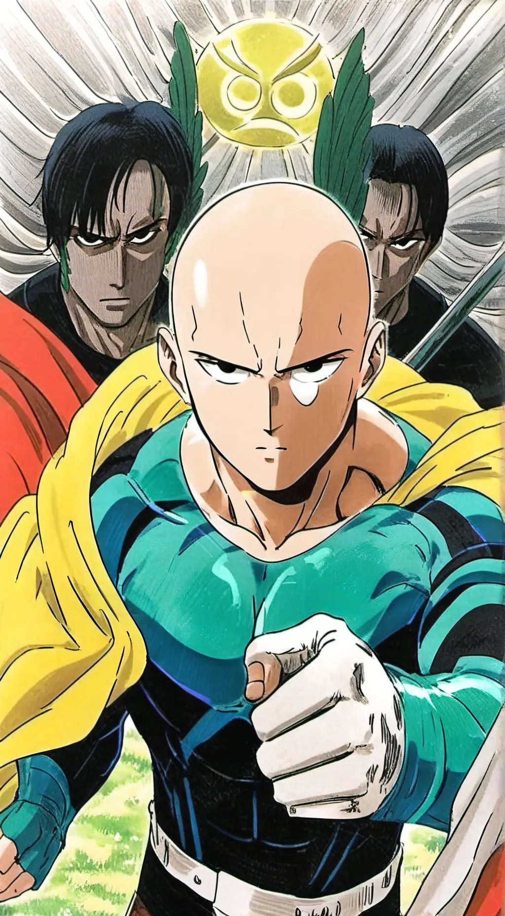 ai character: One Punch, Man￼ background