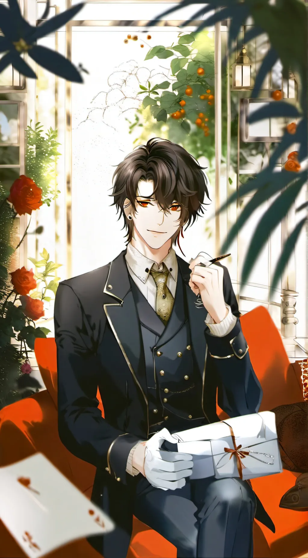 ai character: Mark background