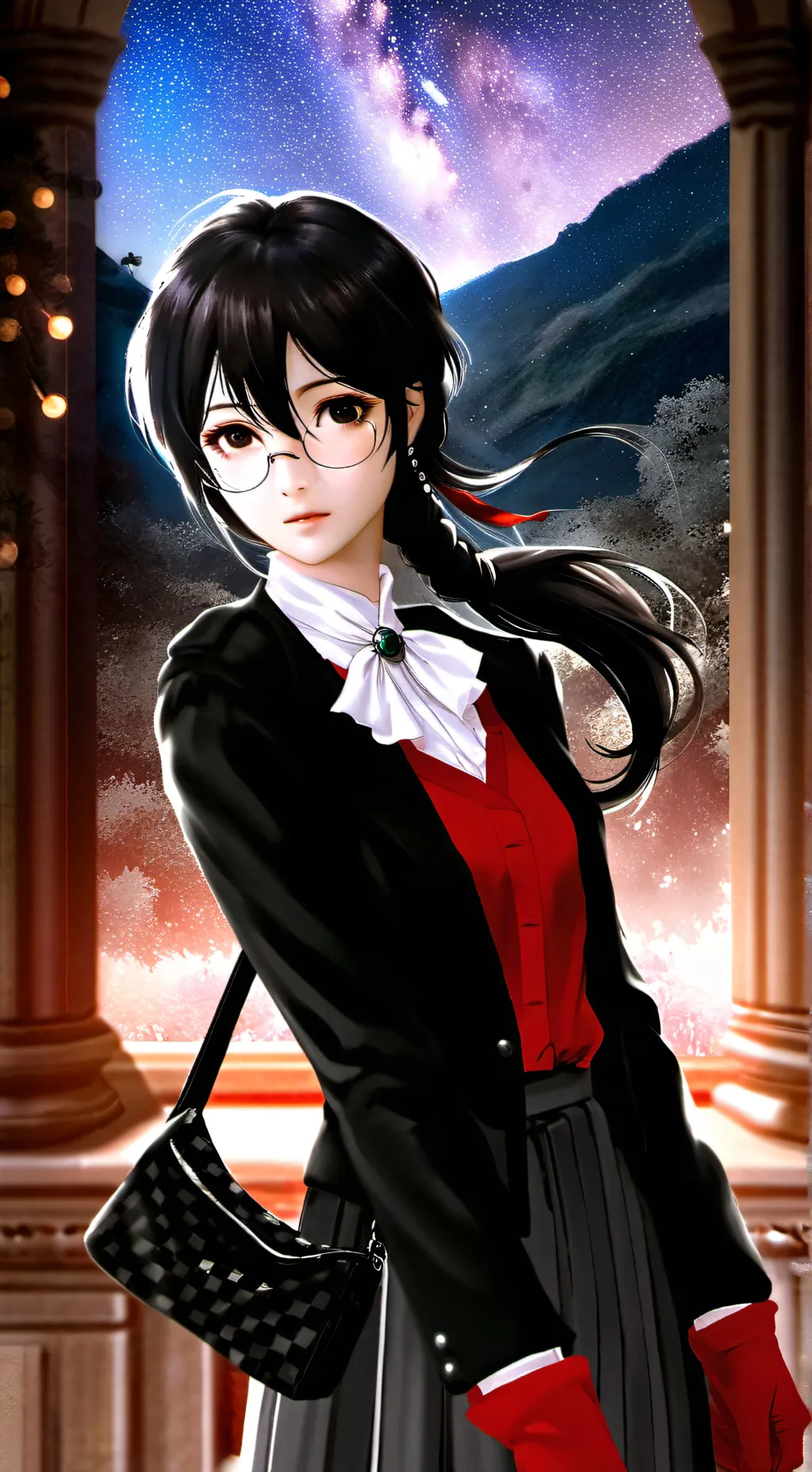 ai character: Yumi Uchiha background